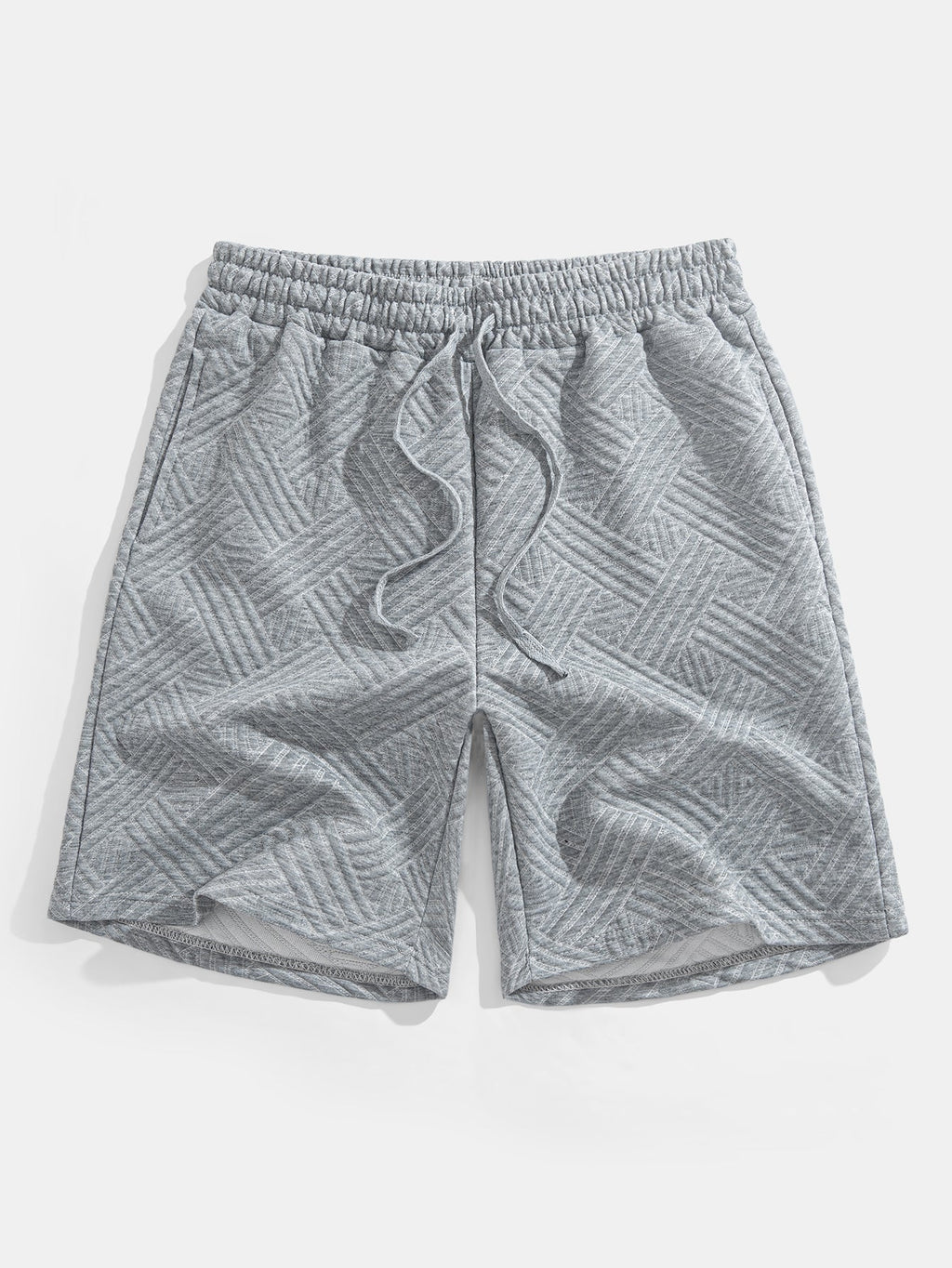 Striped Jacquard T-Shirt & Shorts Set