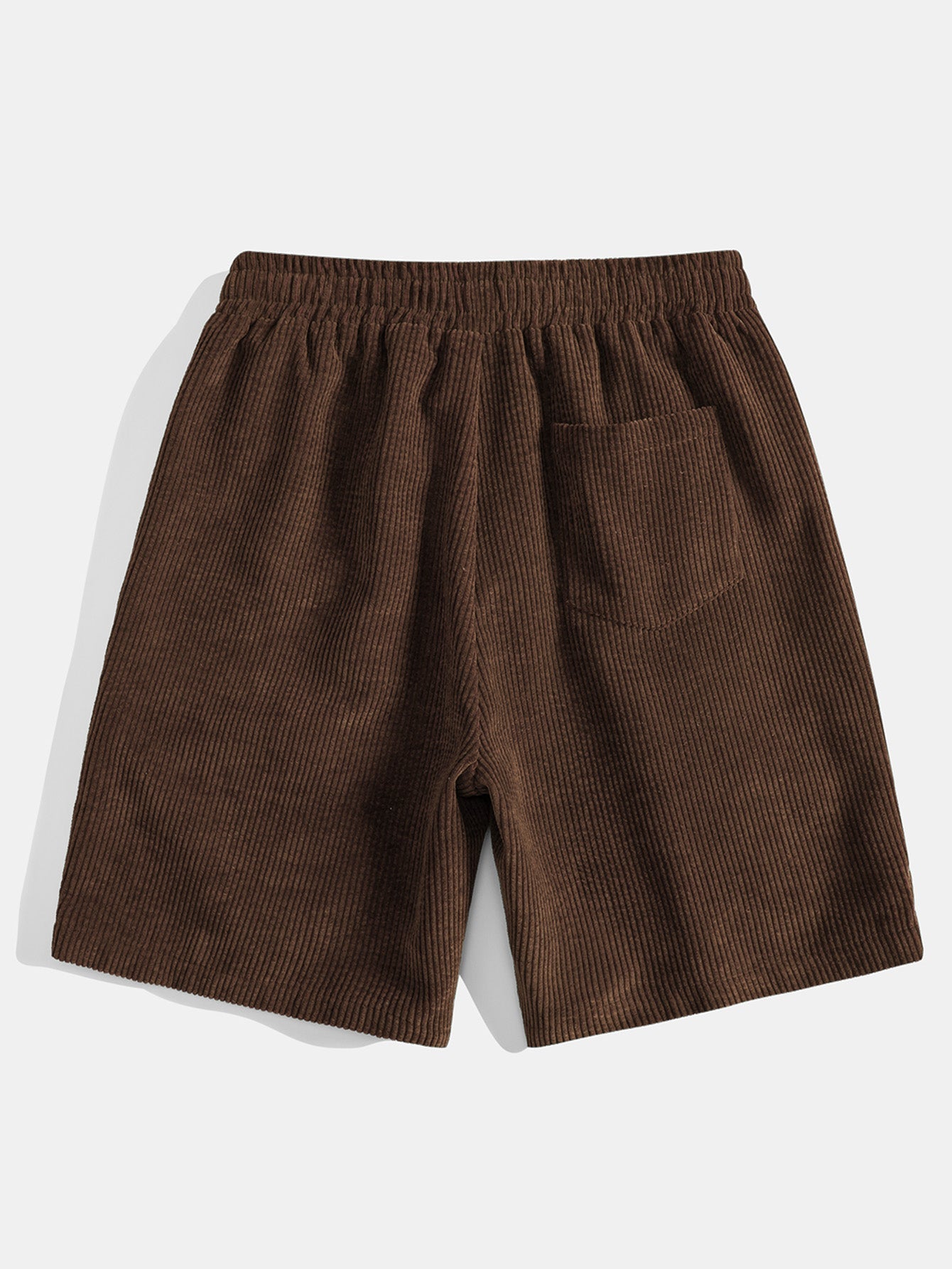Monaco Slogan Print Drop Shoulder Oversize T-Shirt & Drawstring Corduroy Shorts